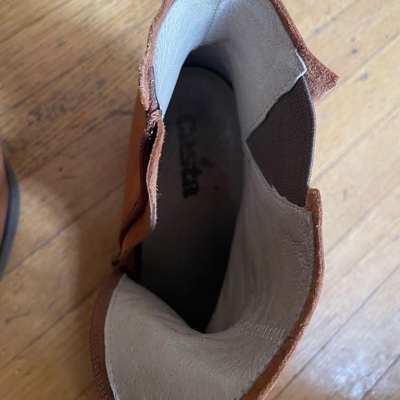 Light brown leather Casta booties - Picture 5 of 6